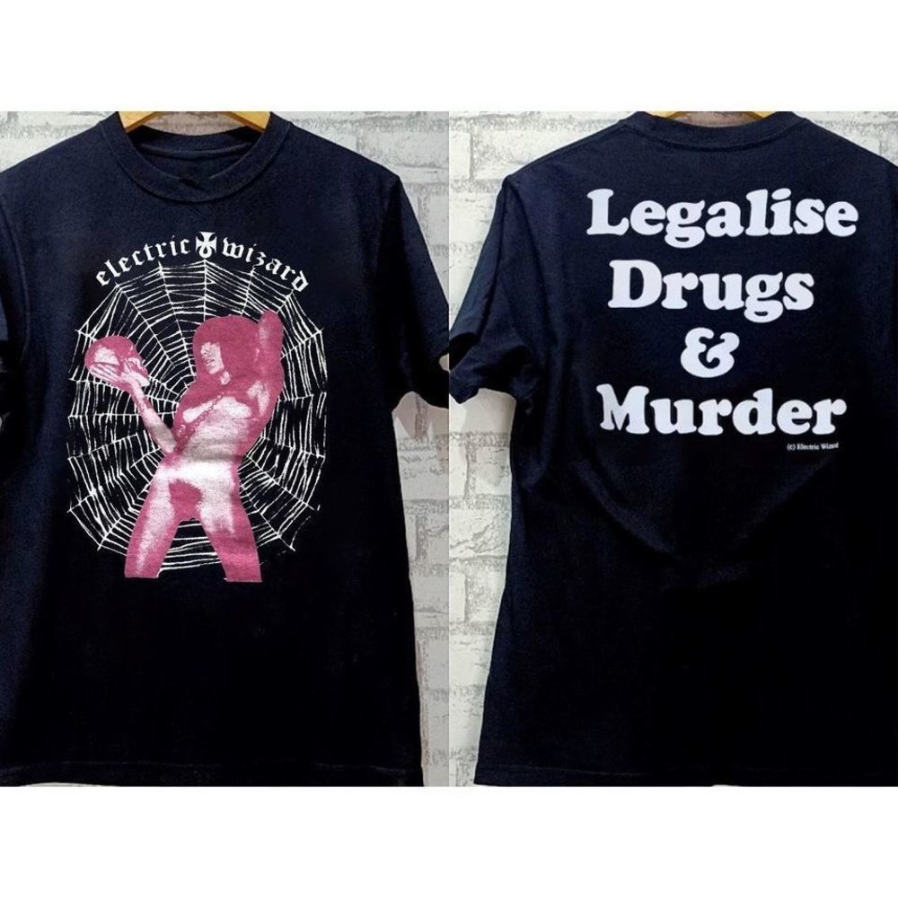 Electric Wizard Web Tshirt Electric Wizard Church Of Misery Show 2 Sided Tee